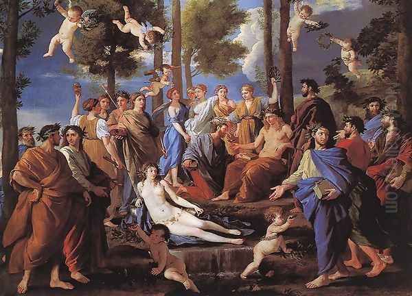 Apollo and the Muses (Parnassus) 1630s - view 1
