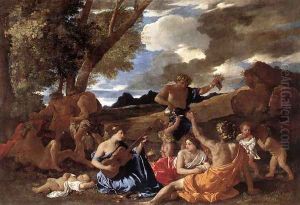 Bacchanal- the Andrians 1628-30 by Nicolas Poussin