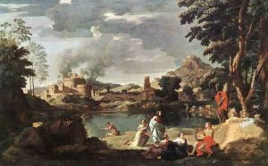 Landscape with Orpheus and Euridice 1648