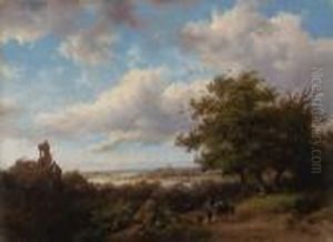 A Blustery Summer Landscape; And A Frozen Winter Landscape A Blustery Summer Landscape; And A Frozen Winter Landscape