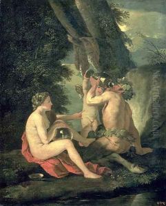 Satyr and Nymph, 1630 by Nicolas Poussin