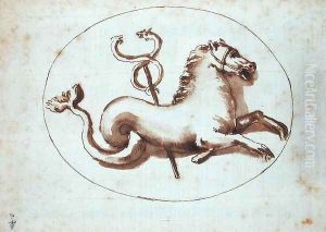 Sea Horse by Nicolas Poussin