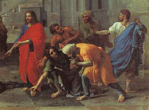 Christ and the Woman Taken in Adultery (detail) 1653 - view 1