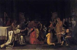 The Seven Sacraments- Confirmation 1645 by Nicolas Poussin