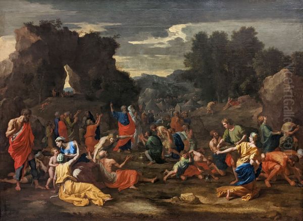 The Gathering of Manna, c.1637-9 2 - view 1