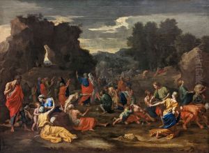 The Gathering of Manna, c.1637-9 2 by Nicolas Poussin