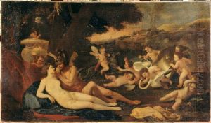 Mars and Venus by Nicolas Poussin