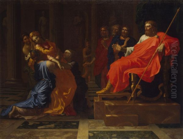 Esther before Ahasuerus, late 1650s - view 1
