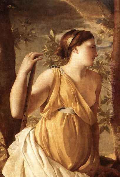 The Inspiration of the Poet (detail) c. 1630 - view 1