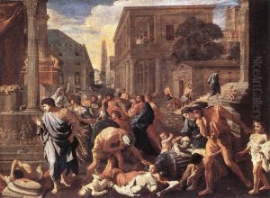The Plague of Ashdod by Nicolas Poussin