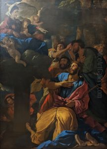 Apparition of the Virgin at the Great St. Jacques by Nicolas Poussin