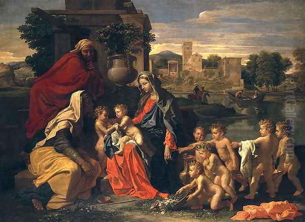 The Holy Family with the Infant St.John the Baptist and St. Elizabeth - view 1