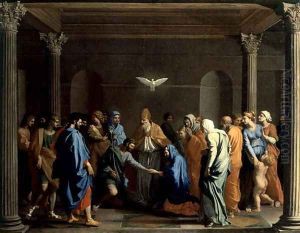 The Marriage of the Virgin, c.1638-40 by Nicolas Poussin