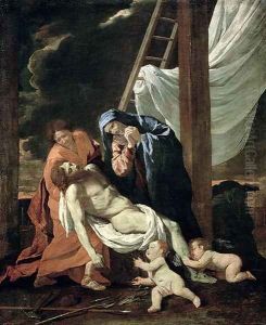 The Deposition, c.1630 by Nicolas Poussin