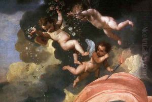 The Triumph of Neptune (detail-4) 1634 by Nicolas Poussin