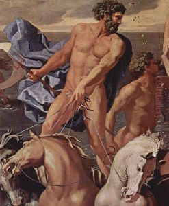 The Triumph of Neptune, detail by Nicolas Poussin