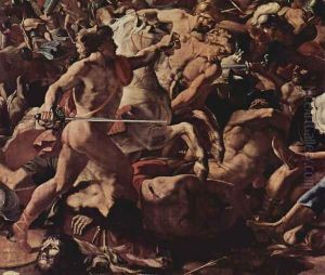 The Battle of Josef against the Amorites, detail by Nicolas Poussin