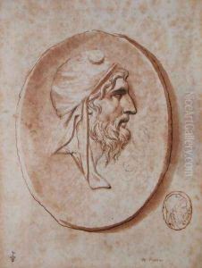 Head of Priam by Nicolas Poussin