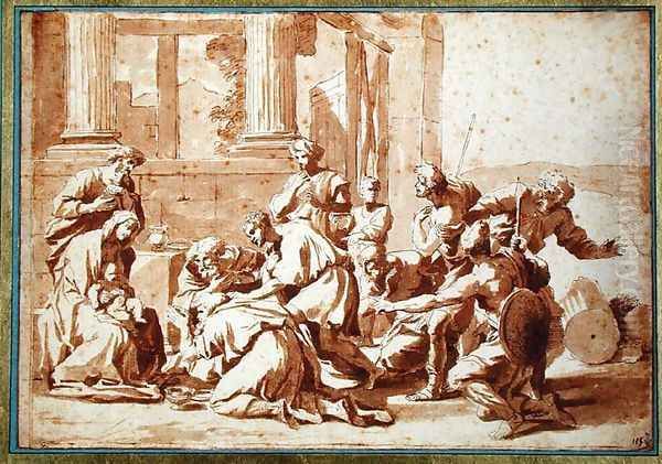 Study for the Adoration of the Magi - view 1