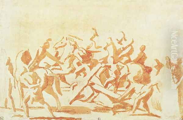 Study of Christ Carrying the Cross - view 1