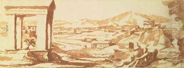 View of the Roman Campagna, early 1640s - view 1