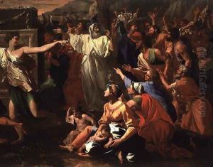 The Adoration of the Golden Calf, before 1634 2