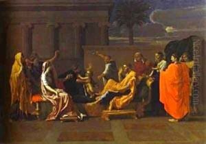 Baby Moses Trampling On The Pharaohs Crown 1645