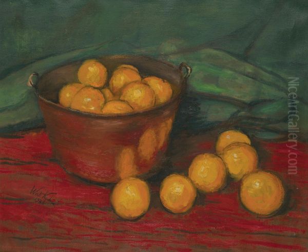 Copper Kettle And Oranges - view 1