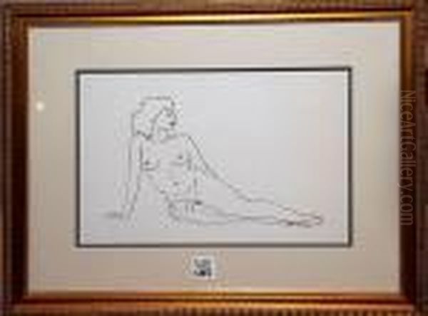 Seated Nude - view 1