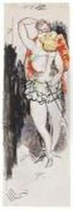 Circus Ringleader And A Female Acrobat Circus Ringleader And A Female Acrobat