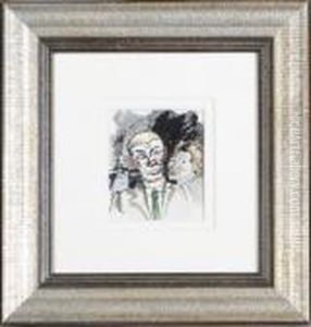 Circus Performer In A Green Tie (recto); And A Companion Sketch(verso) Circus Performer In A Green Tie (recto); And A Companion Sketch(verso)
