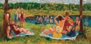 ''holiday In The Park'' by Walt Kuhn