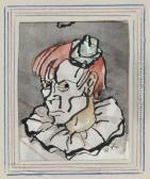 Clown With Green Hat--pat - view 1