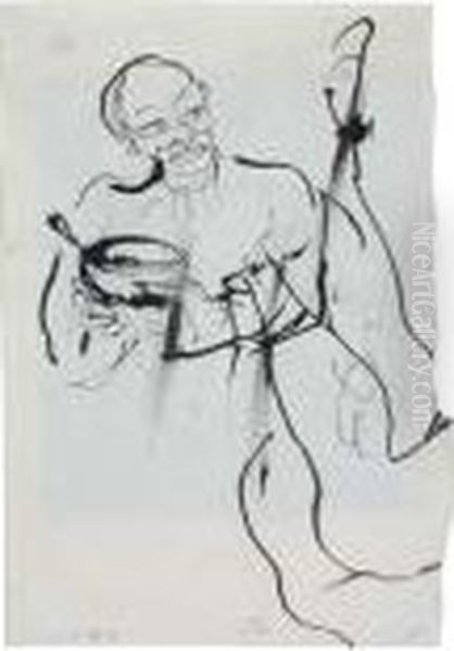 Circus Performer With A Green Tie - view 1