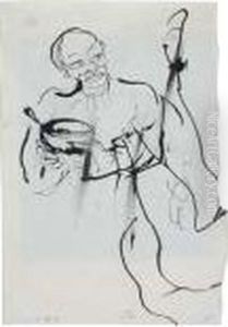 Circus Performer With A Green Tie by Walt Kuhn