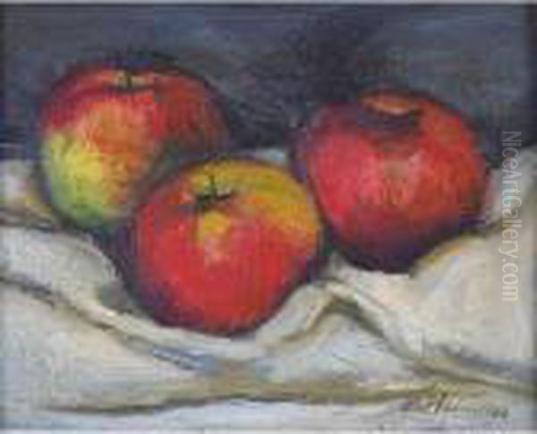 Three Apples - view 1