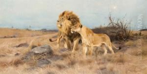 On The Warpath by Wilhelm Kuhnert