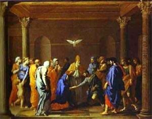 The Marriage Of The Virgin 1640 by Nicolas Poussin