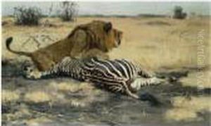 Beute (prey) by Wilhelm Kuhnert