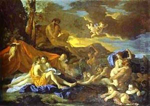 The Battle Of Joshua With Amalekites 1625 - view 1
