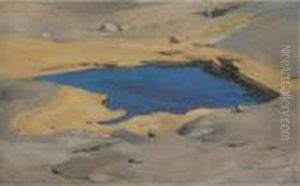 Wasserloch Im Sudan (a Watering Hole, Sudan)