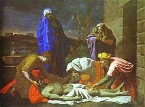 The Lamentation Over Christ 1655-1657 by Nicolas Poussin