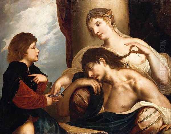 Samson and Delilah by (Alessandro) Padovanino (Varotari)