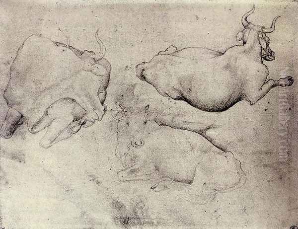 Three Cows c. 1430-40 - view 1