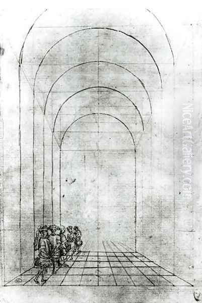 People under an Arch - view 1
