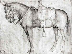 Mule, from the Vallardi Album by Antonio Pisano (Pisanello)