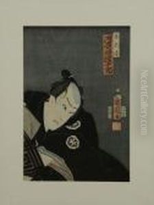 The Actor Kawaharazaki Gonjuro by Toyohara Kunichika