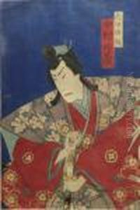 The Actor Nakamura Tokokizo Inthe Role Of Takeda Katsunori