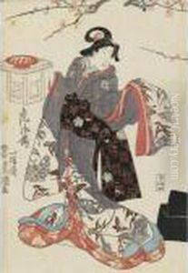 Kabuki Actors by Gototei Kunisada