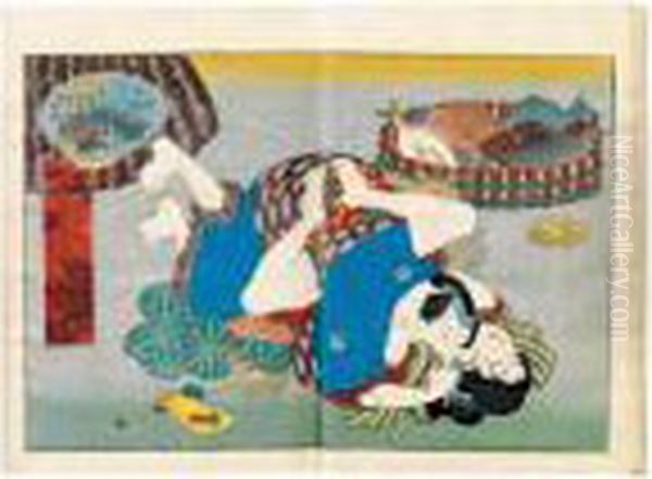 Shunga, Enshoku Shidanasame Onna - view 1